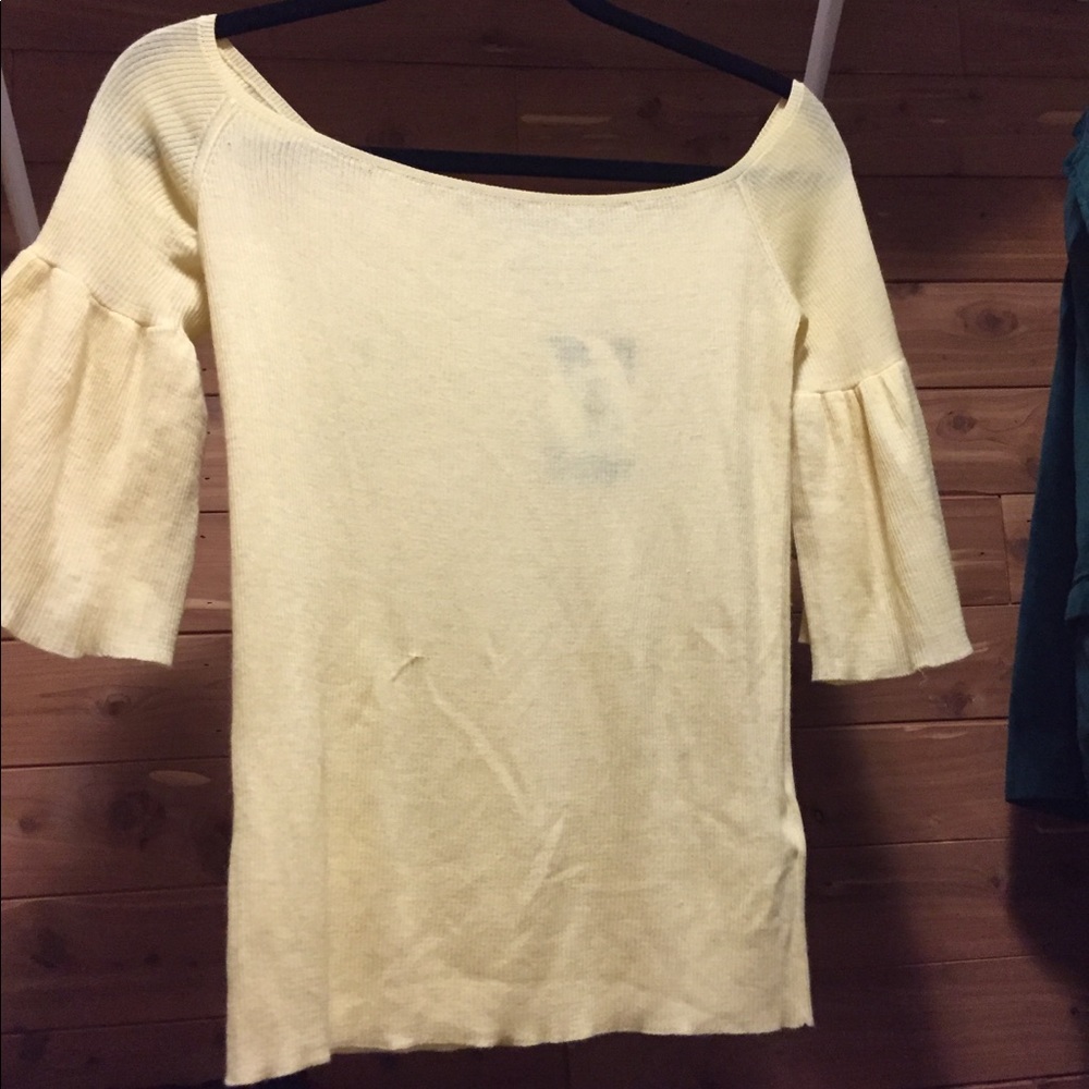 COPY - Prada cashmere off the shoulder top small